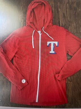 Texas Rangers Hooded Jacket XL
